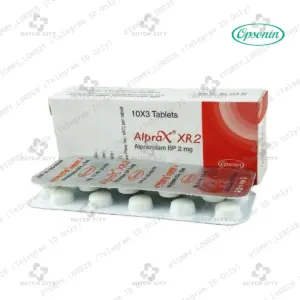 AlpraX XR2 (Alprazolam BP 2mg) 🇮🇳