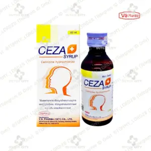 CEZA+Syrup 60ml (Cetirizine Hydrochloride)🇹🇭